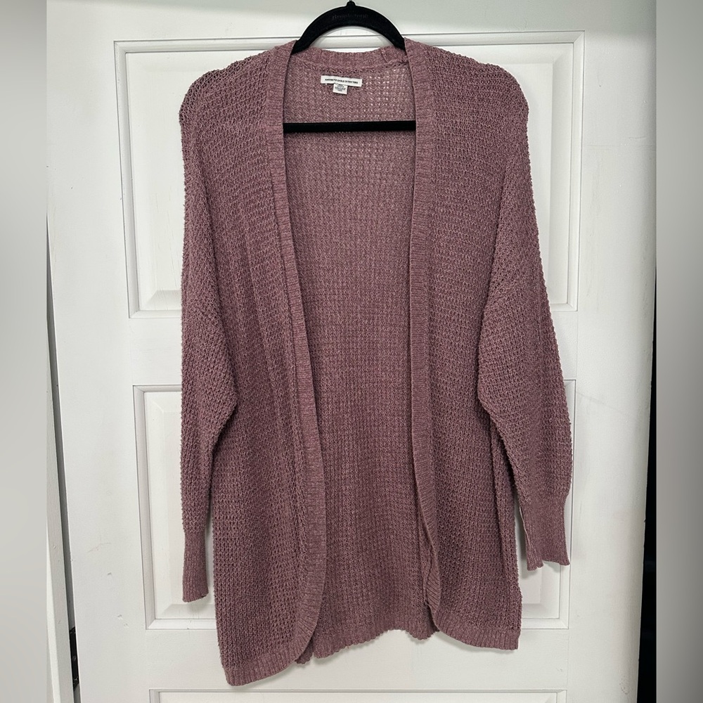 wattle knit cardigan